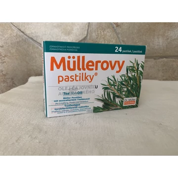 Dr. Müller teafaolajos torokfertőtlenítő cukorka  24 db 