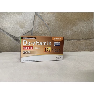 Jutavit D3-vitamin 4000 NE forte 100 db tabletta 