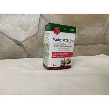 Interherb vadgesztenye extraktum+citrus bioflavonoidok  100 mg   30 db 