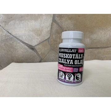 Javallat forte muskotályzsálya  olaj 1100 mg   60 db