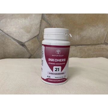 Natur élet Inkoherb 21 gyógynövényből 45 db 