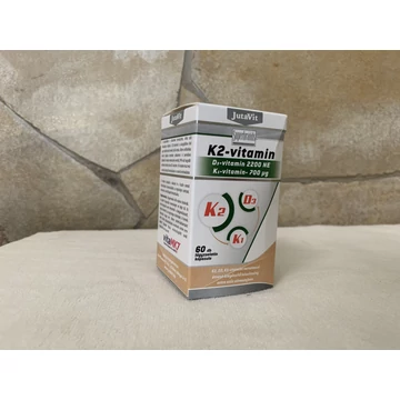 Jutavit K2-vitamin D3-vitamin  60 db lágy kapszula 