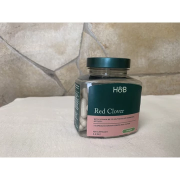 H &amp; B Vöröshere + B6-vitamin 100 db kapszula 