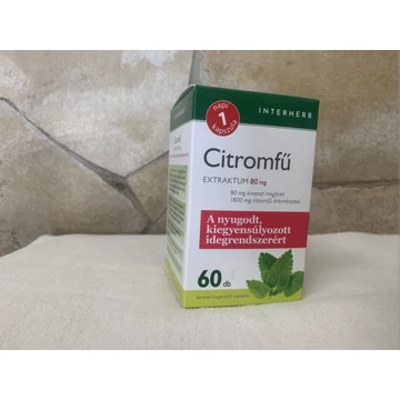 Interherb Citromfű extraktum 80 mg  60 db kapszula 