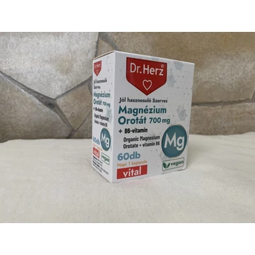 Dr Herz Magnézium orotát 700 mg + B6-vitamin 60 db