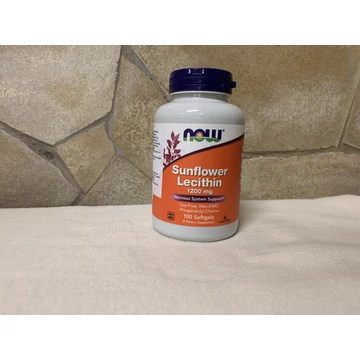 Now Sunflover lecitin  1200 mg 100 db lágyzselatin kapszula