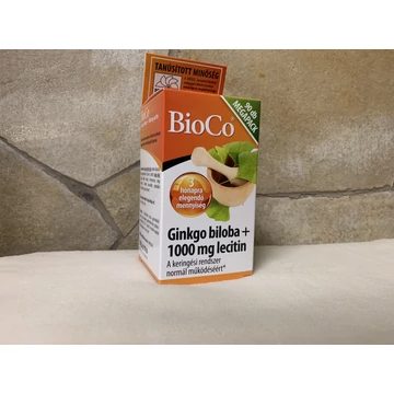 Bioco Gingko biloba + 1000 mg lecitin 90 db filmtabletta