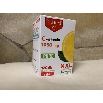 Dr Herz C-vitamin 1050 mg XXL 120 db PURE