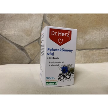 Dr Herz Feketekömény olaj + e-vitamin 90 db kapszula 