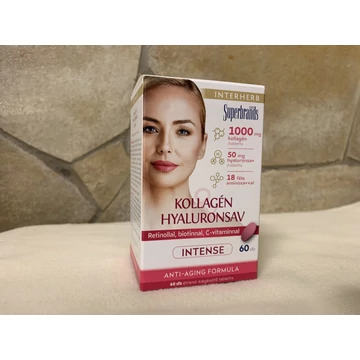 Interherb Kollagén hyaluronsav intense  60 db tabletta
