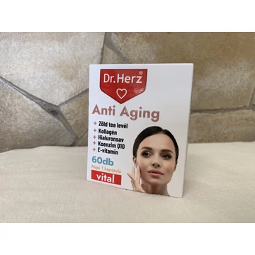Dr. Herz Anti aging + zöld tea + kollagén + hialuron + Q10 + e -vitamin 60 db kapszula