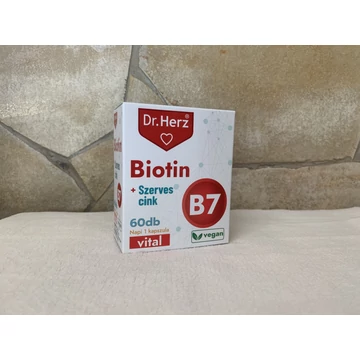 Dr. Herz Biotin+szerves cink  60 db 