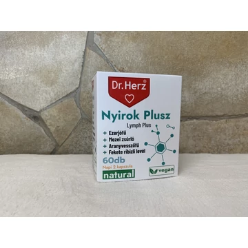 Dr. Herz Nyirok plusz +ezerjófű+mezei zsurló+aranyvesszőfű+fekete ribizli levél 60 db 