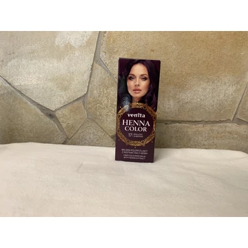 Venita henna color 17 aubergine , padlizsán  75 ml  