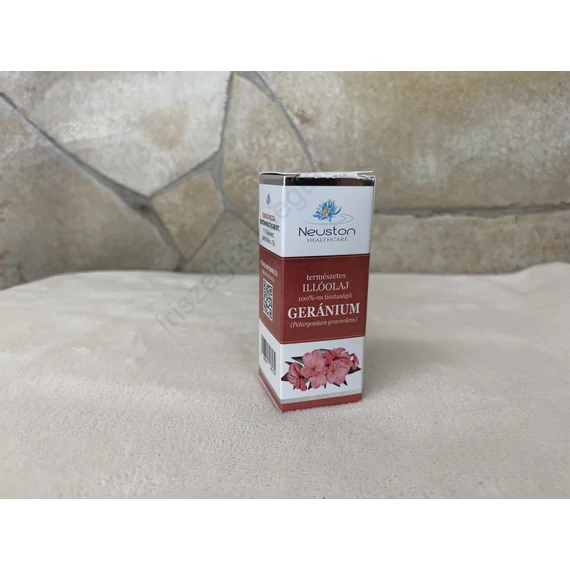 Neuston természetes illóolaj 100 % tisztaságú geránium 10 ml