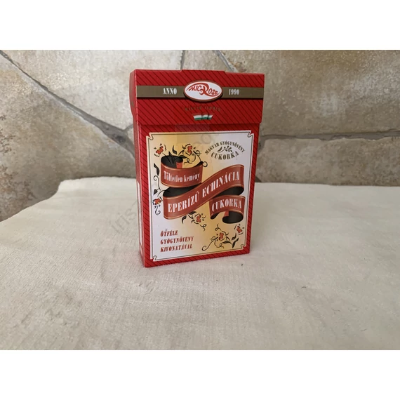 Microrose eper ízű echinácía töltetlen kemény cukorka 75 g 