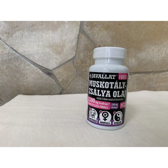 Javallat forte muskotályzsálya  olaj 1100 mg   60 db
