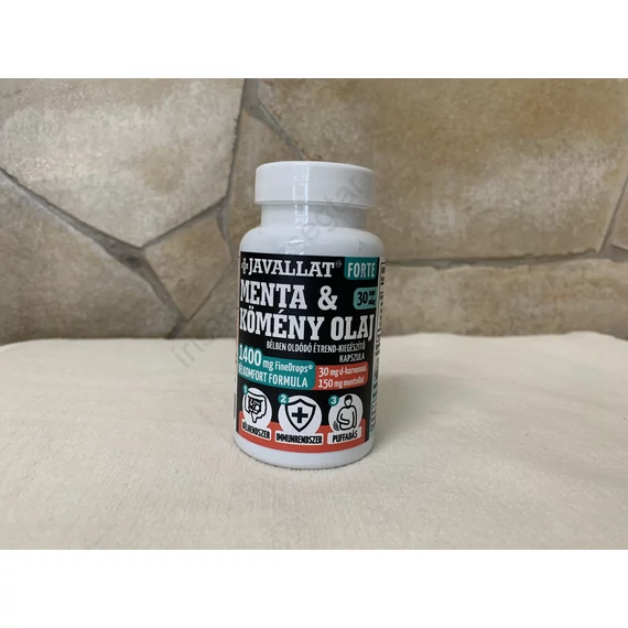 Javallat forte menta & kömény  olaj 1400 mg   60 db