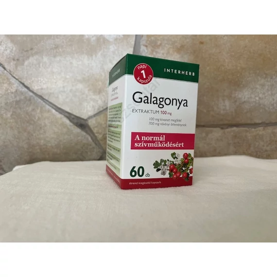 Interherb Galagonya extraktum 100 mg 60 db kapszula