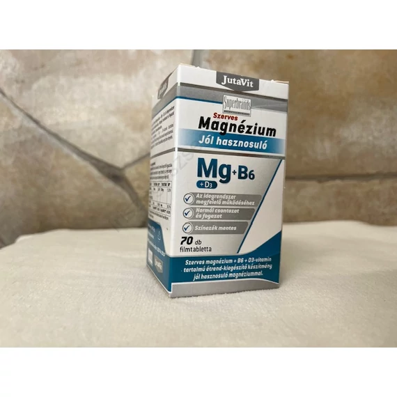 Jutavit szerves Magnézium+B6+ D3 70 db filmtabletta 