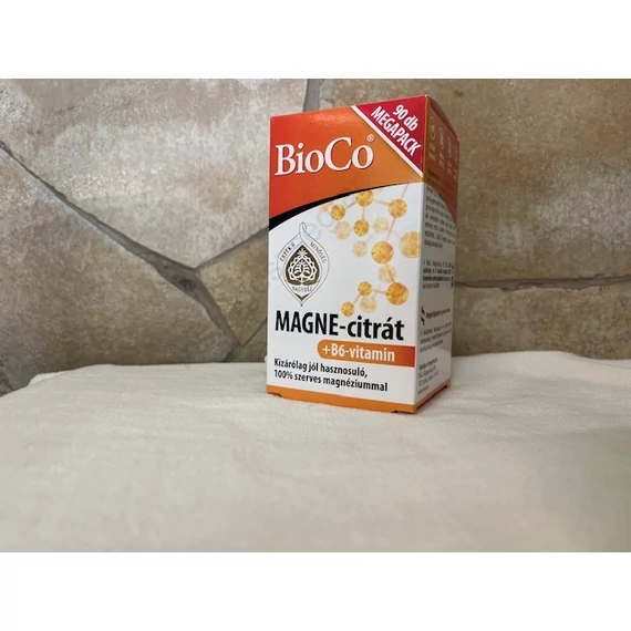 Bioco Magne-citrát + B6-vitamin 90 db filmtabletta 