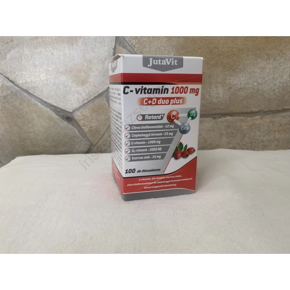 Jutavit C-vitamin C+D  duo plus 1000mg  100 db filmtabletta 