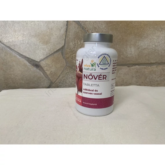 Viva natura Nővér céklával és szerves vassal 120 db tabletta 