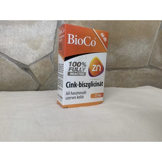 Bioco Cink-biszglicinát 25 mg 60 db tabletta 
