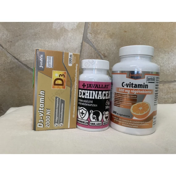 ŐSZ CSOMAG! - ÚJDONSÁG - Jutavit C vitamin, Jutavit D vitamin, Javallat Echinacea kapszula.