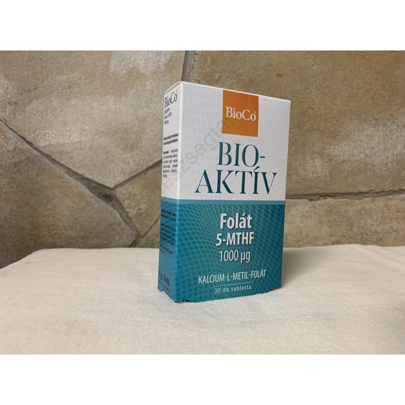 Bioco Bio-aktív folát 1000 mikro 30 db tabletta 