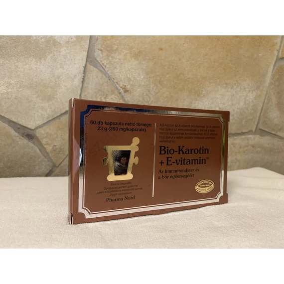 Pharma Nord Bio-karotin + E-vitamin  60 db  kapszula 