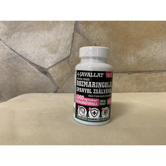 Javallat Forte Rozmaringolaj Spanyol Zsályával 1000 mg 60 db