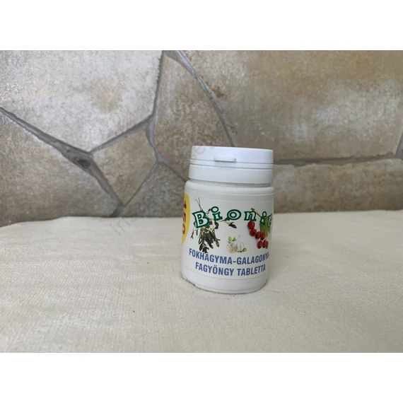Bionit Fokhagyma-galagonya-fagyöngy 150 db tabletta