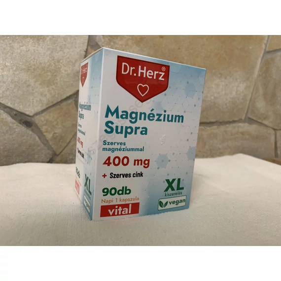Dr. Herz Magnézium supra 400 mg + szerves cink 90 db