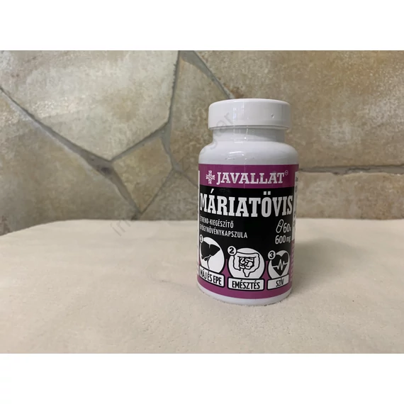 Javallat Máriatövis kapszula 600 mg   60 db