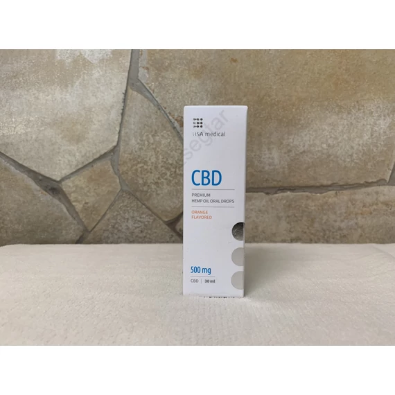 Usa Medical Prémium  CBD olaj 500 mg 30 ml szájápoló olaj 