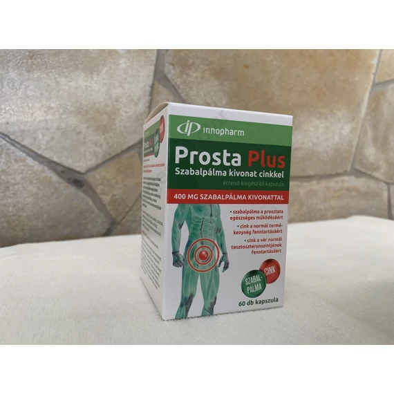 Innopharm Prosta plus szabalpálma kivonat 400 mg cinkkel 60 db kapszula