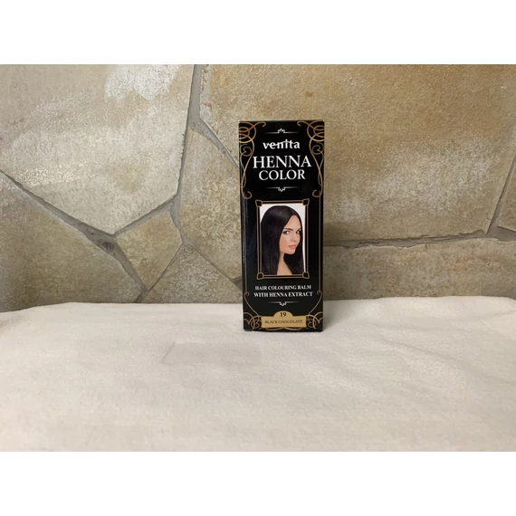 Venita henna color 19 black chocolate , fekete csokoládé  75 ml  