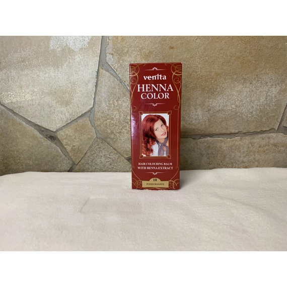 Venita henna color 10 pomegranate , gránát vörös 75 ml  