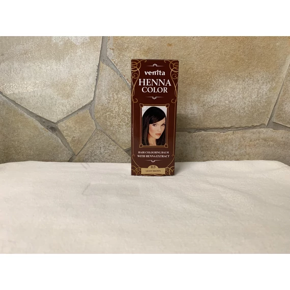 Venita henna color 113 light brown , világos barna  75 ml  